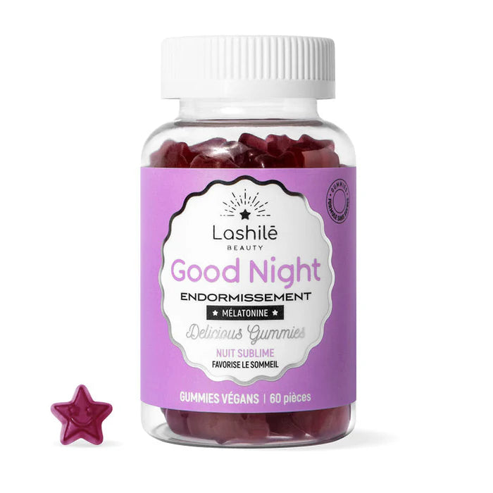 Gummies Good Night Lashilé Beauty - Endormissement Nuit Sublime Mélatonine