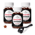 Gummies Good Hair Men Pack X3 avec dermaroller Lashilé